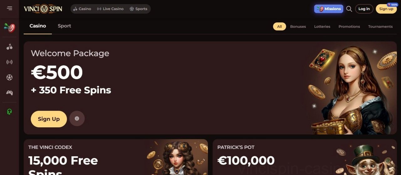 Vincispin Casino Casino